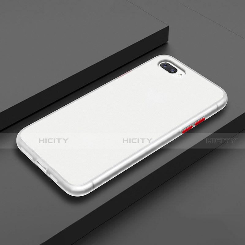 Custodia Silicone e Plastica Opaca Cover per Oppo AX5 Bianco