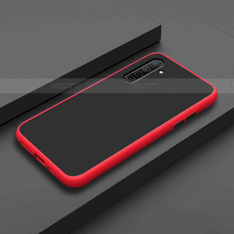 Custodia Silicone e Plastica Opaca Cover per Realme X2 Rosso
