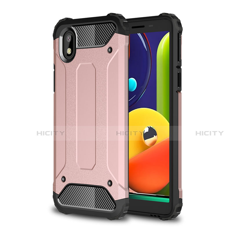 Custodia Silicone e Plastica Opaca Cover per Samsung Galaxy A01 Core