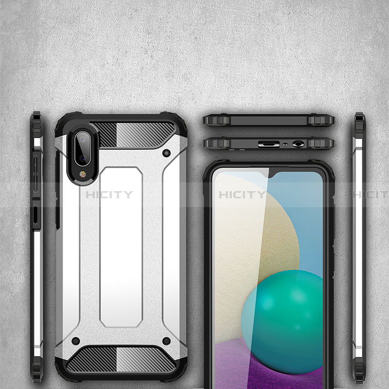Custodia Silicone e Plastica Opaca Cover per Samsung Galaxy A02