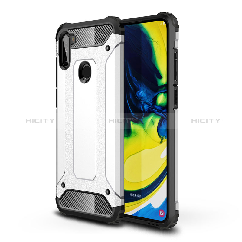 Custodia Silicone e Plastica Opaca Cover per Samsung Galaxy M11