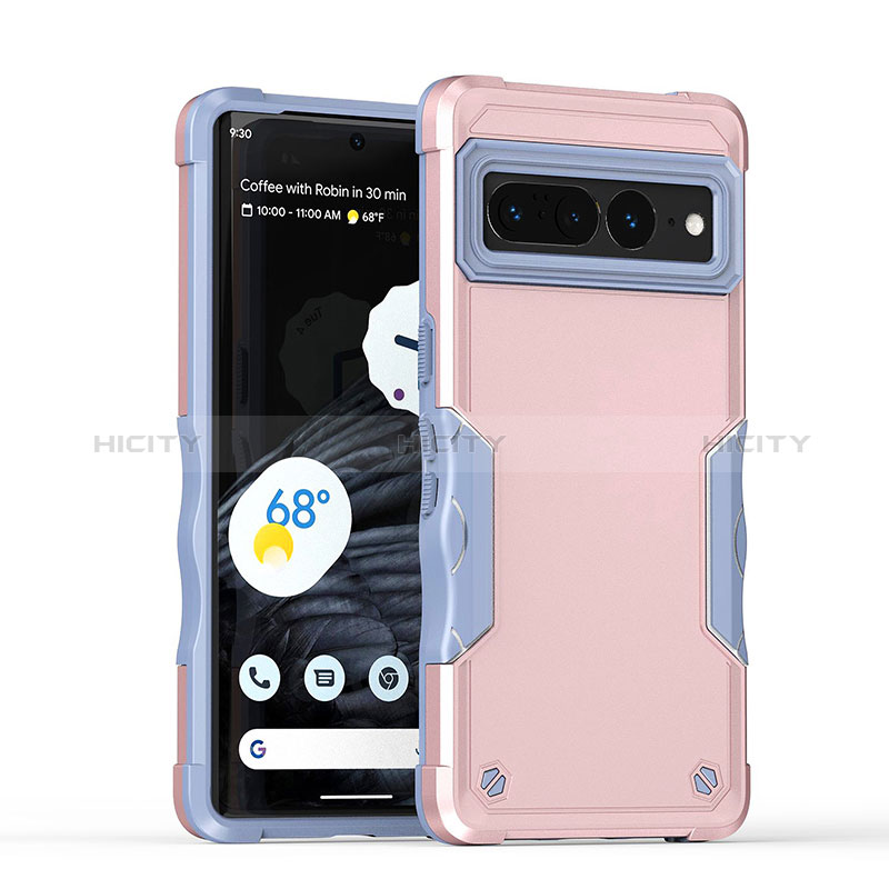 Custodia Silicone e Plastica Opaca Cover QW1 per Google Pixel 7 Pro 5G