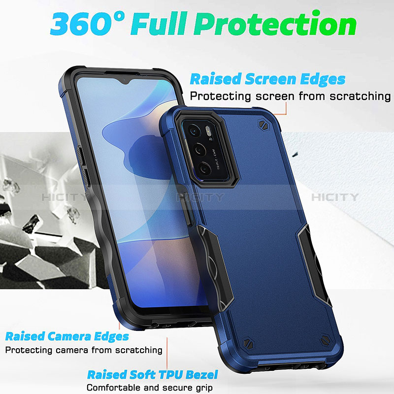 Custodia Silicone e Plastica Opaca Cover QW1 per Oppo A16