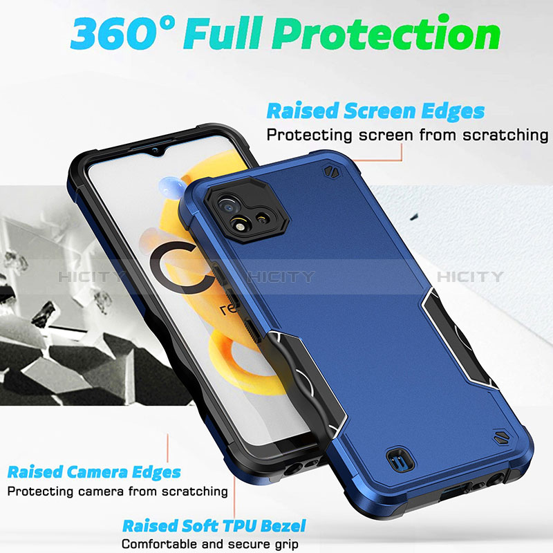 Custodia Silicone e Plastica Opaca Cover QW1 per Realme C11 (2021)