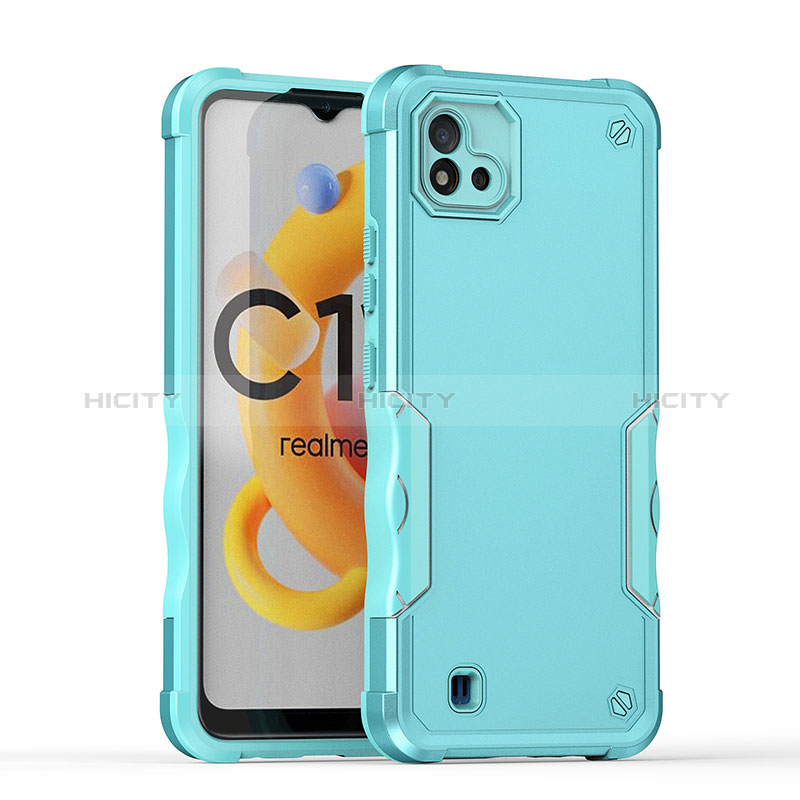 Custodia Silicone e Plastica Opaca Cover QW1 per Realme C11 (2021)