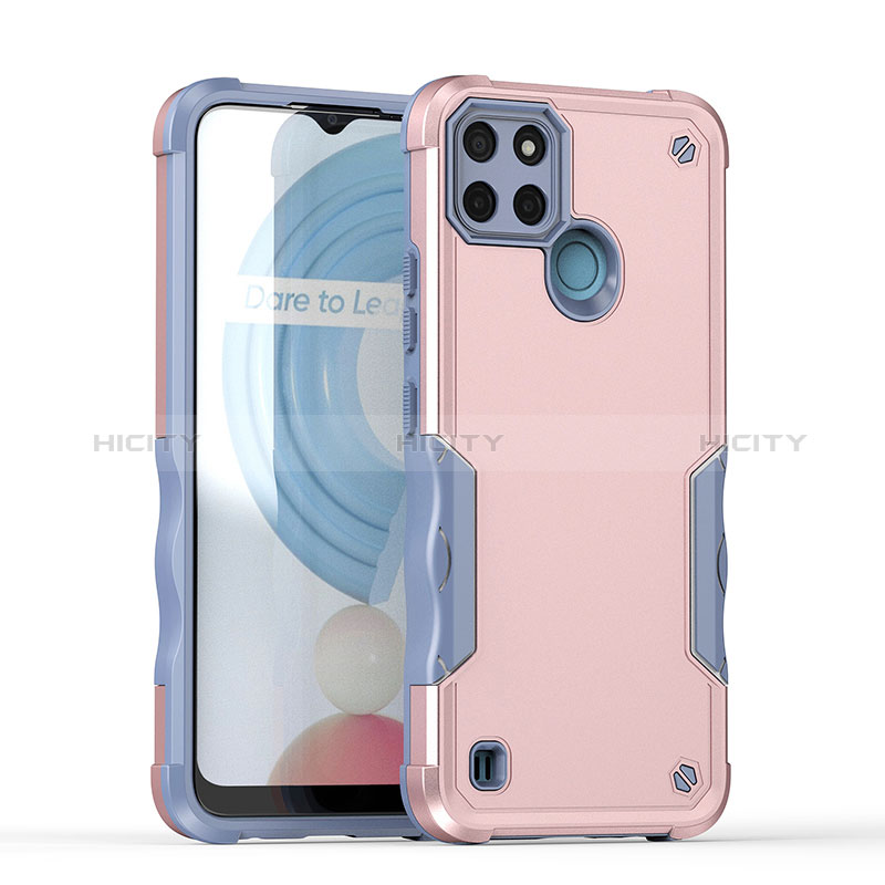 Custodia Silicone e Plastica Opaca Cover QW1 per Realme C21Y