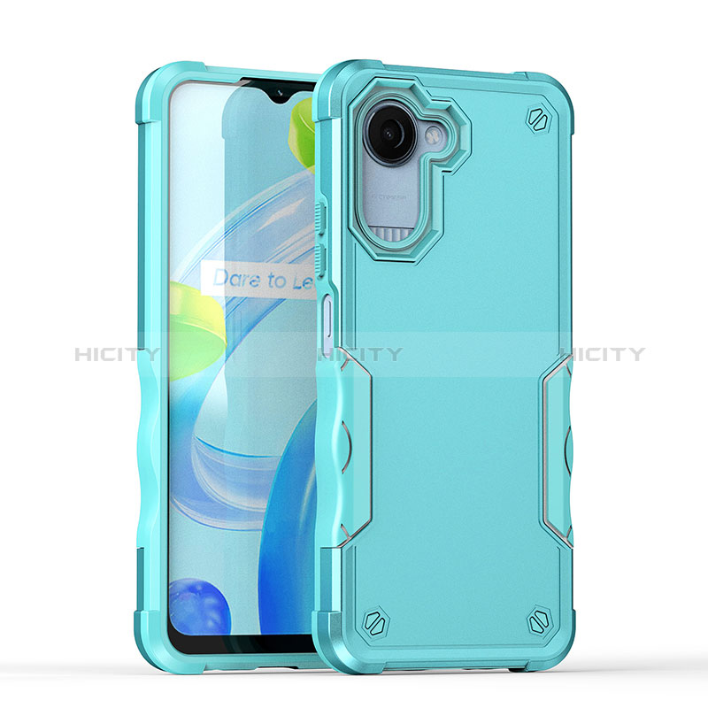 Custodia Silicone e Plastica Opaca Cover QW1 per Realme C30