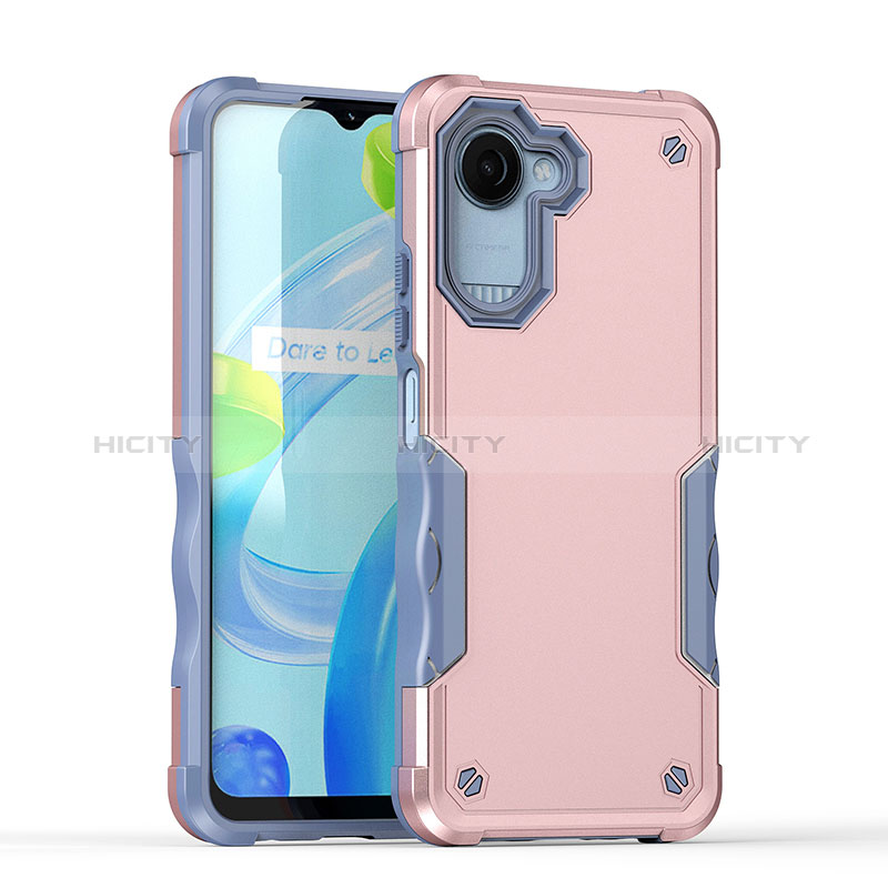 Custodia Silicone e Plastica Opaca Cover QW1 per Realme C30s