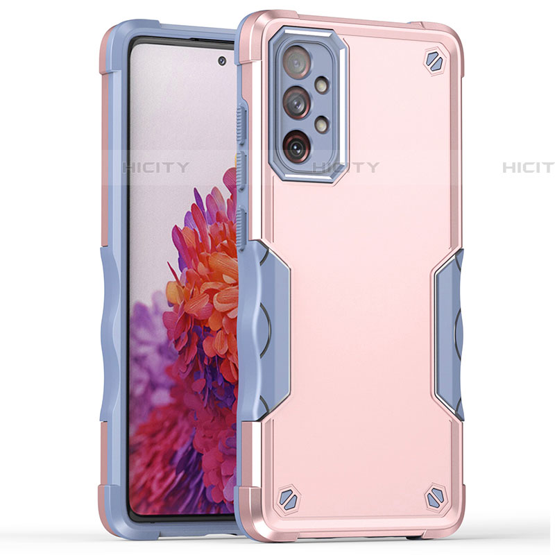 Custodia Silicone e Plastica Opaca Cover QW1 per Samsung Galaxy A73 5G Rosa