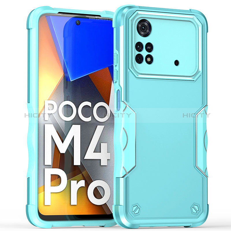 Custodia Silicone e Plastica Opaca Cover QW1 per Xiaomi Poco M4 Pro 4G