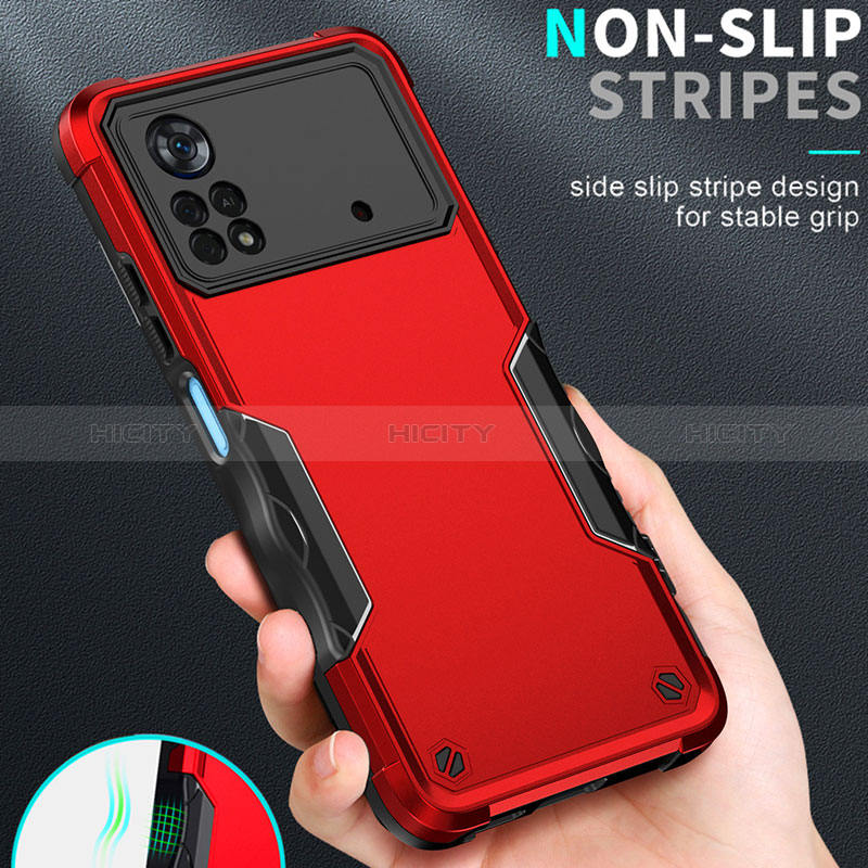 Custodia Silicone e Plastica Opaca Cover QW1 per Xiaomi Poco X4 Pro 5G