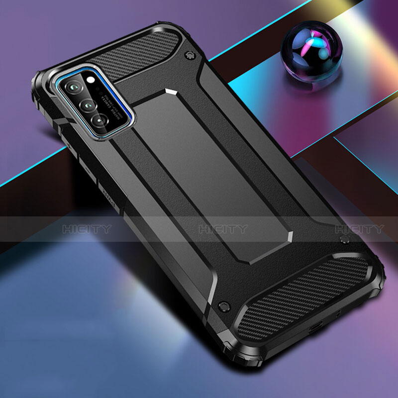 Custodia Silicone e Plastica Opaca Cover R01 per Huawei Honor V30 5G Nero