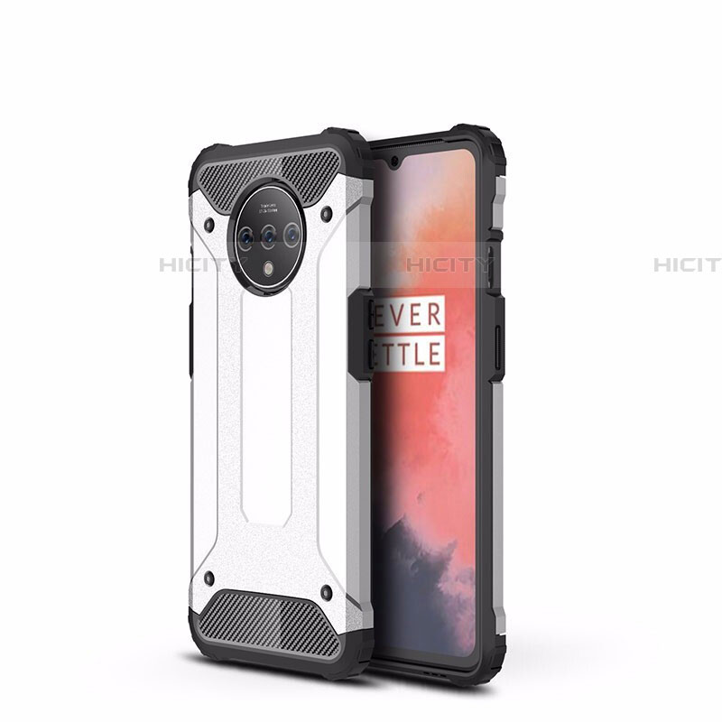 Custodia Silicone e Plastica Opaca Cover R01 per OnePlus 7T