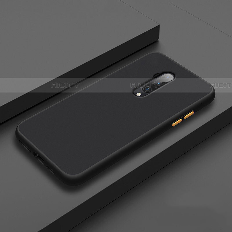 Custodia Silicone e Plastica Opaca Cover R01 per OnePlus 7T Pro Nero