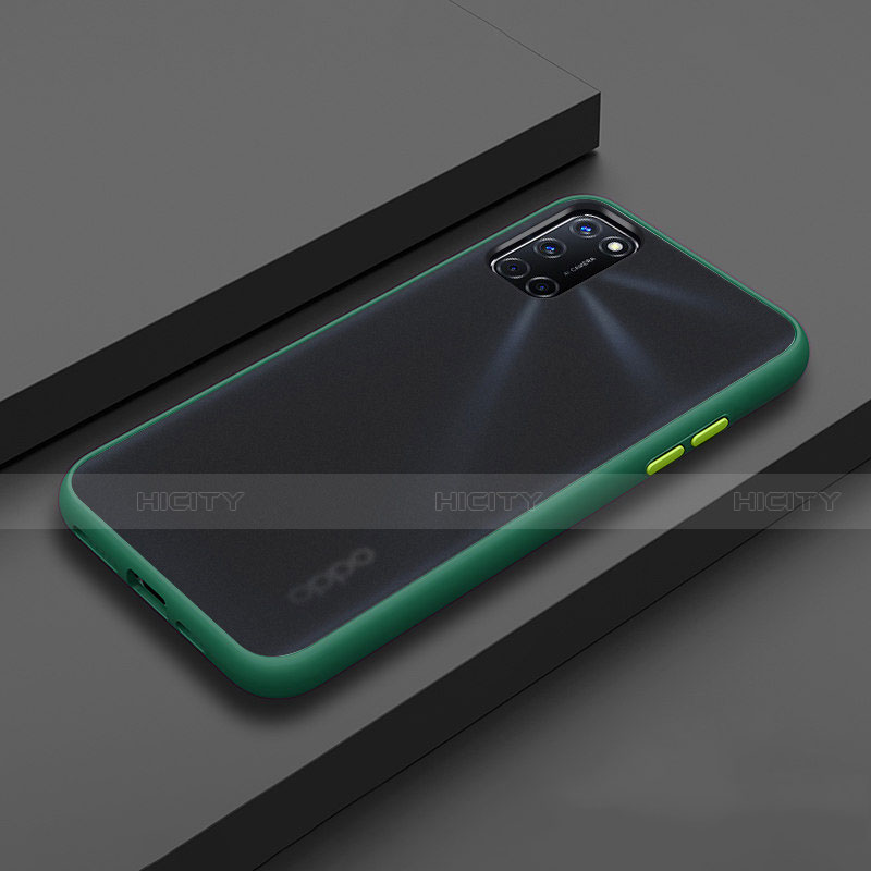 Custodia Silicone e Plastica Opaca Cover R01 per Oppo A52 Verde