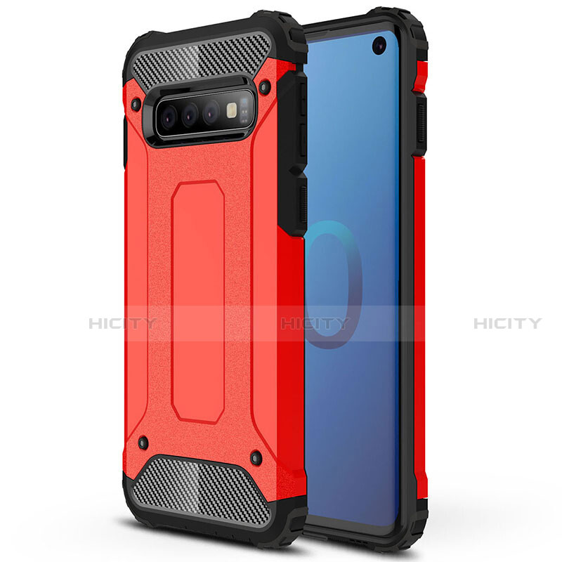 Custodia Silicone e Plastica Opaca Cover R01 per Samsung Galaxy S10