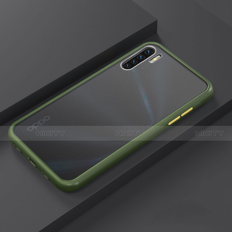 Custodia Silicone e Plastica Opaca Cover R03 per Oppo K7 5G Ciano