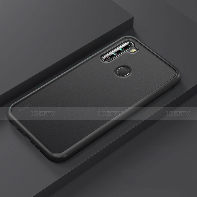 Custodia Silicone e Plastica Opaca Cover R03 per Xiaomi Redmi Note 8 (2021) Nero