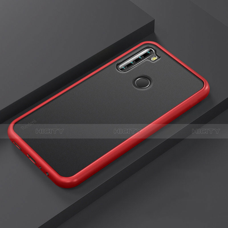 Custodia Silicone e Plastica Opaca Cover R03 per Xiaomi Redmi Note 8 (2021) Rosso