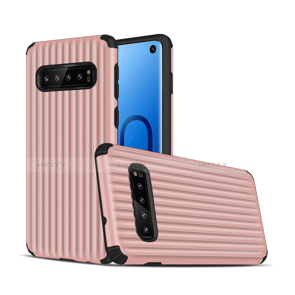 Custodia Silicone e Plastica Opaca Cover U01 per Samsung Galaxy S10 5G