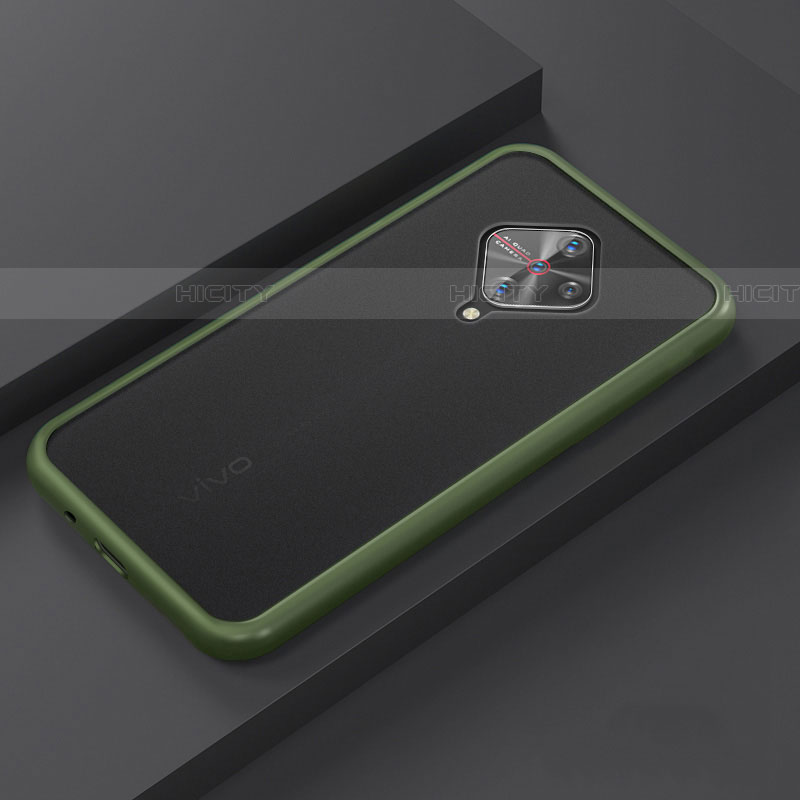 Custodia Silicone e Plastica Opaca Cover U01 per Vivo S1 Pro Verde