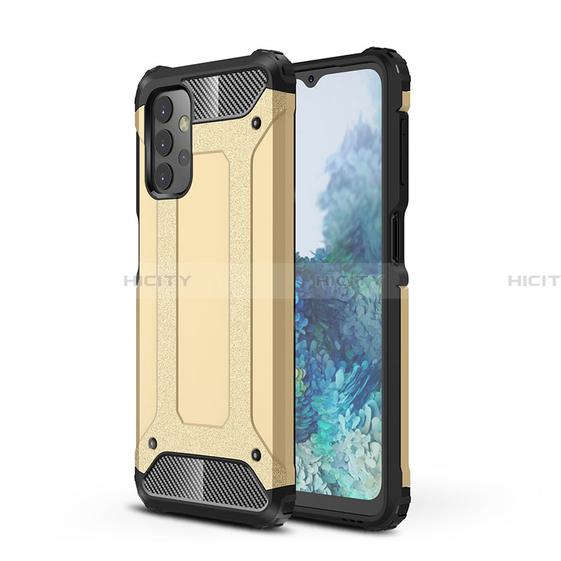 Custodia Silicone e Plastica Opaca Cover WL1 per Samsung Galaxy A32 4G Oro