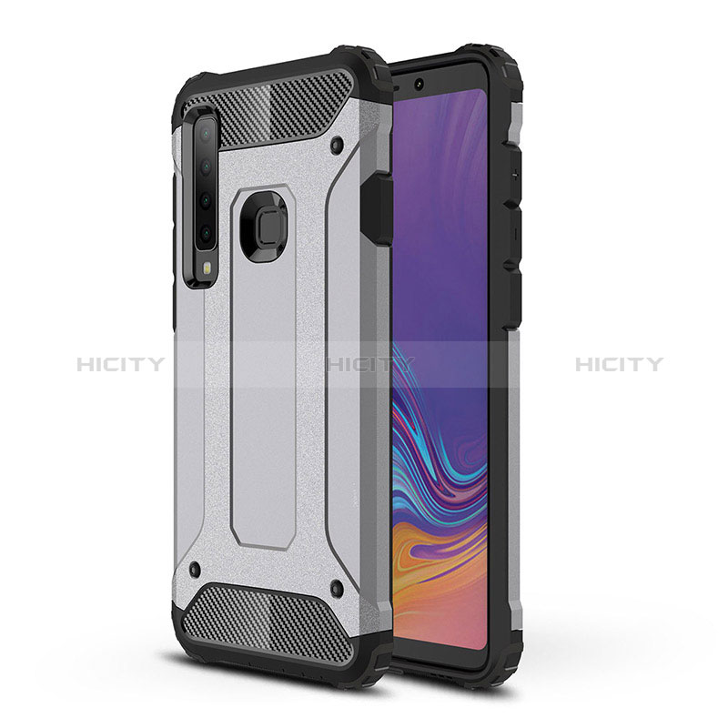 Custodia Silicone e Plastica Opaca Cover WL1 per Samsung Galaxy A9 (2018) A920 Grigio