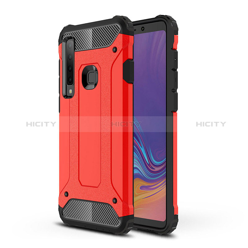 Custodia Silicone e Plastica Opaca Cover WL1 per Samsung Galaxy A9 Star Pro Rosso