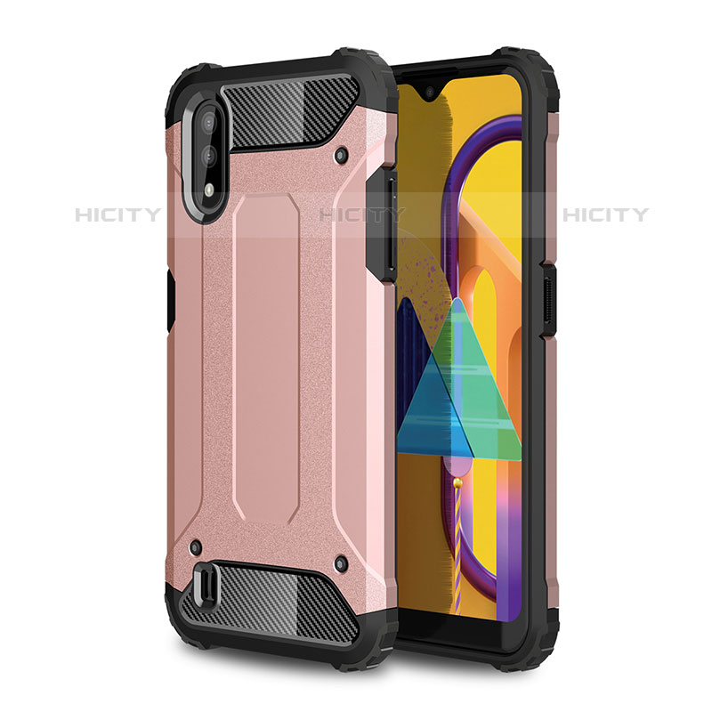 Custodia Silicone e Plastica Opaca Cover WL1 per Samsung Galaxy M01