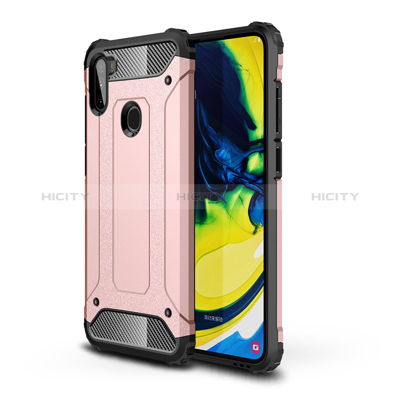 Custodia Silicone e Plastica Opaca Cover WL1 per Samsung Galaxy M11