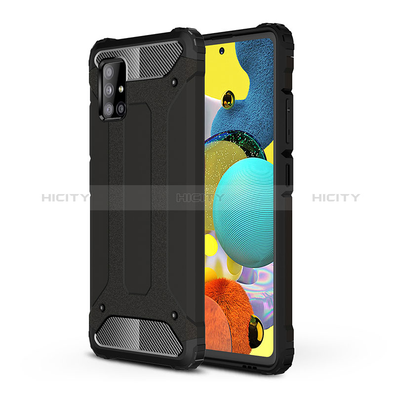 Custodia Silicone e Plastica Opaca Cover WL1 per Samsung Galaxy M40S Nero