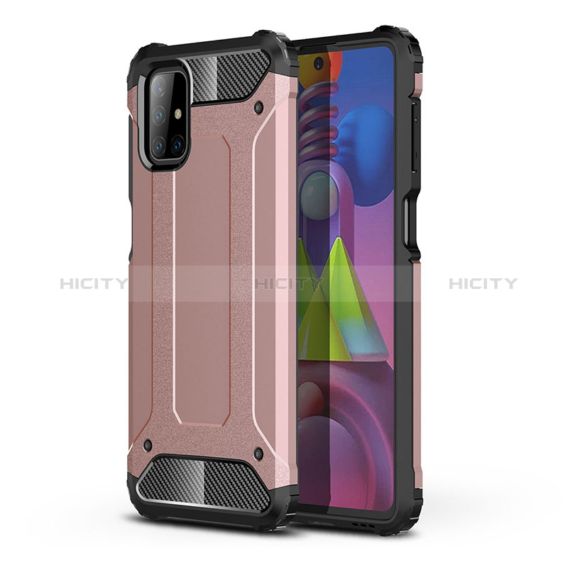 Custodia Silicone e Plastica Opaca Cover WL1 per Samsung Galaxy M51