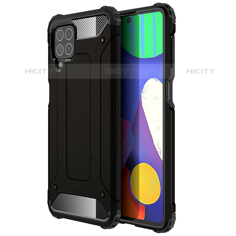 Custodia Silicone e Plastica Opaca Cover WL1 per Samsung Galaxy M62 4G Nero