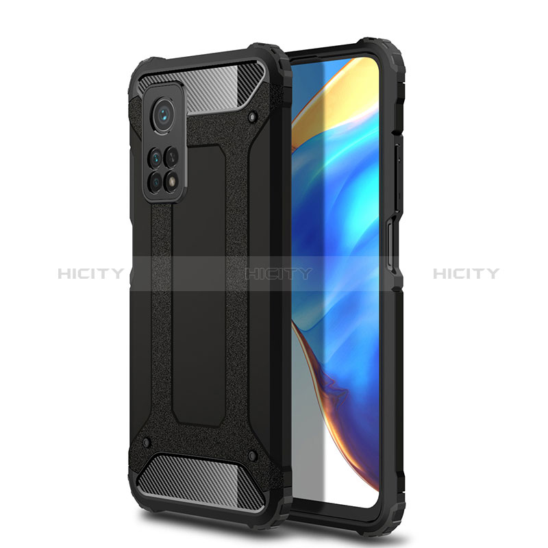 Custodia Silicone e Plastica Opaca Cover WL1 per Xiaomi Mi 10T 5G Nero