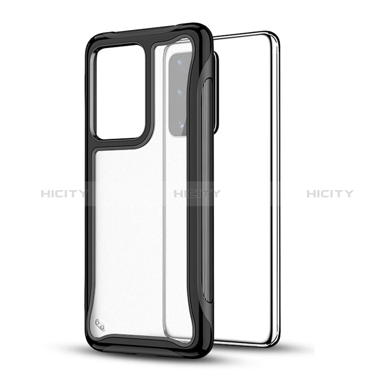 Custodia Silicone e Plastica Opaca Cover YF1 per Samsung Galaxy S20 Plus 5G Nero