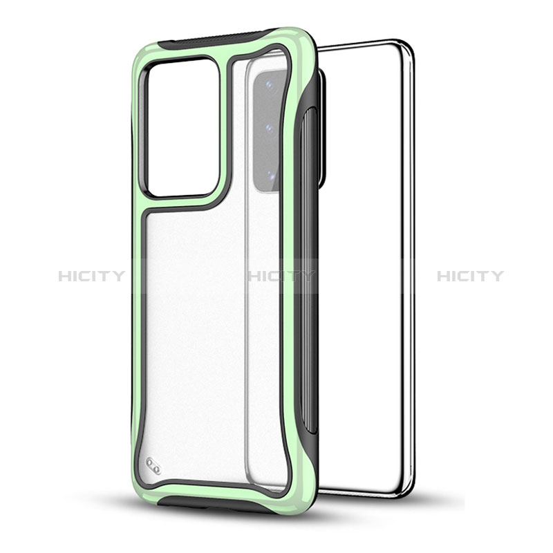 Custodia Silicone e Plastica Opaca Cover YF1 per Samsung Galaxy S20 Plus 5G Verde