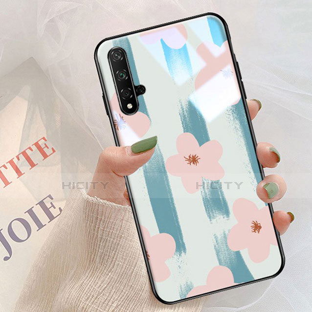 Custodia Silicone Gel Laterale Fantasia Modello Specchio Cover D01 per Huawei Honor 20S