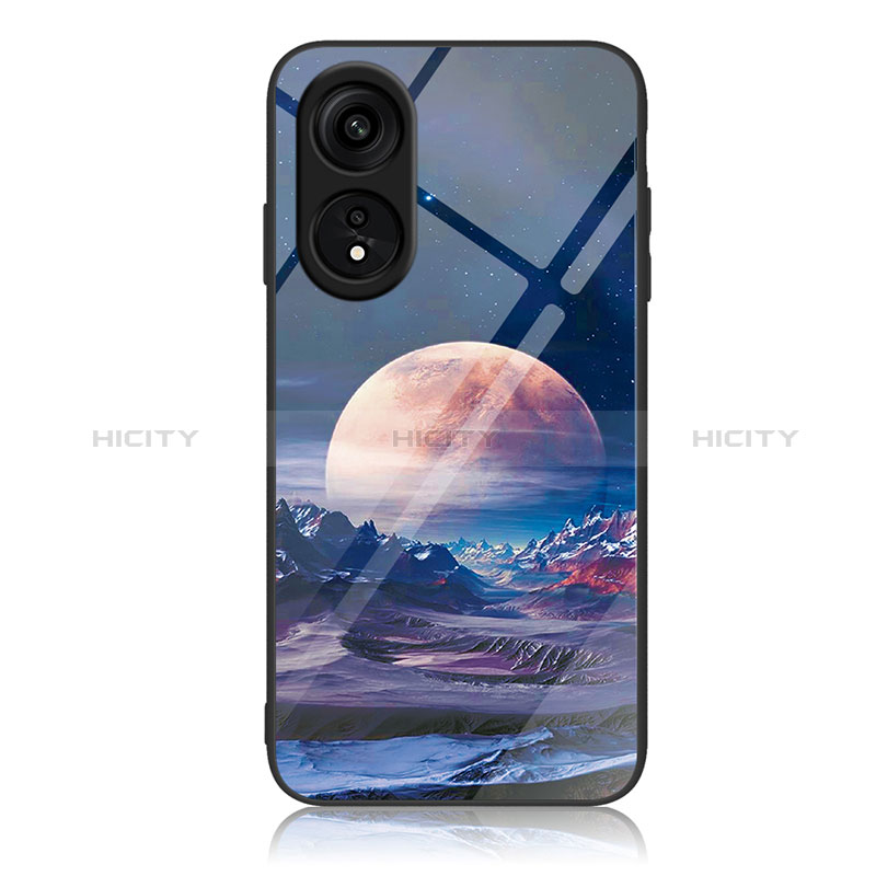 Custodia Silicone Gel Laterale Fantasia Modello Specchio Cover JM1 per Huawei Honor X5 Plus Lavanda