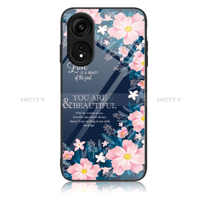 Custodia Silicone Gel Laterale Fantasia Modello Specchio Cover JM1 per Huawei Honor X5 Plus Rosa