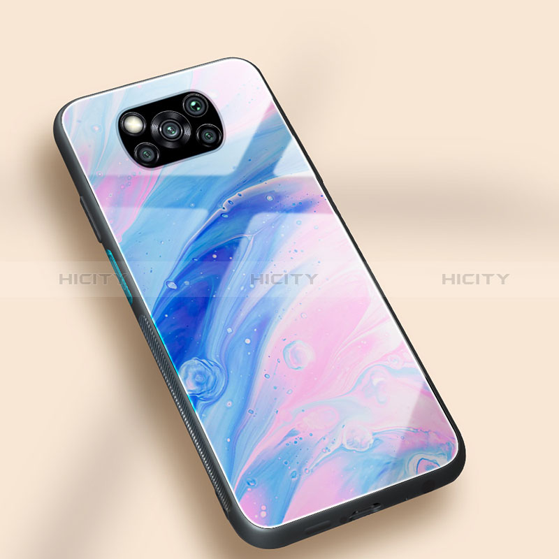 Custodia Silicone Gel Laterale Fantasia Modello Specchio Cover JM1 per Xiaomi Poco X3 Pro Colorato