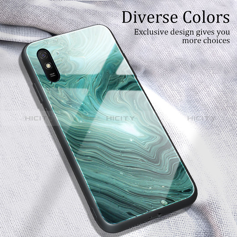 Custodia Silicone Gel Laterale Fantasia Modello Specchio Cover JM1 per Xiaomi Redmi 9i