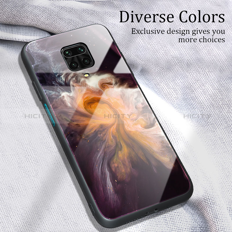 Custodia Silicone Gel Laterale Fantasia Modello Specchio Cover JM1 per Xiaomi Redmi Note 9 Pro