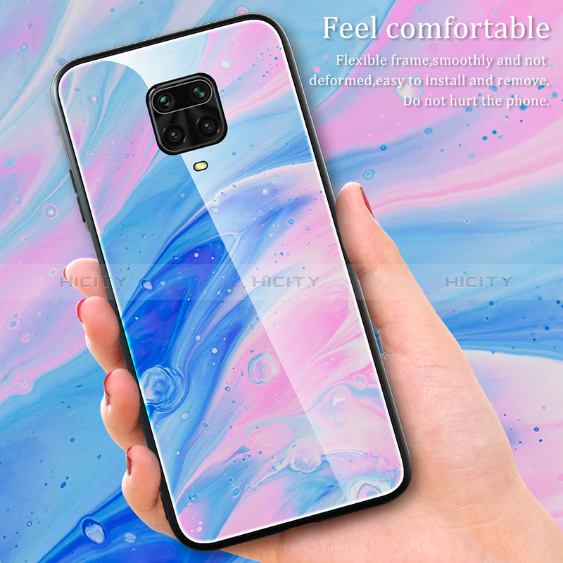 Custodia Silicone Gel Laterale Fantasia Modello Specchio Cover JM1 per Xiaomi Redmi Note 9 Pro Max