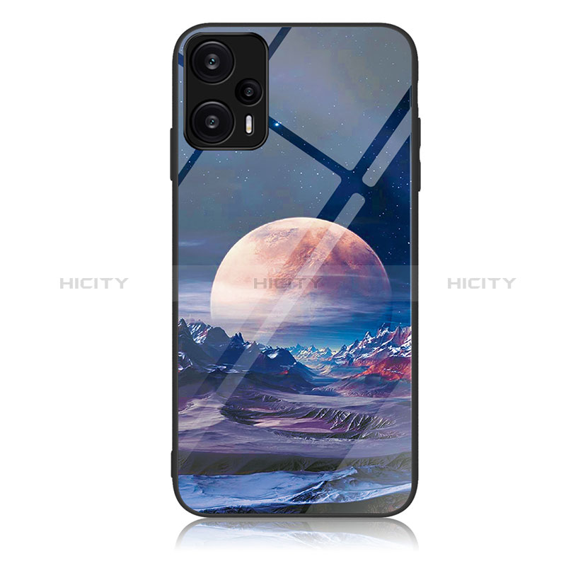 Custodia Silicone Gel Laterale Fantasia Modello Specchio Cover JM2 per Xiaomi Redmi Note 12 Turbo 5G