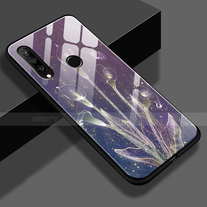 Custodia Silicone Gel Laterale Fantasia Modello Specchio Cover K01 per Huawei P30 Lite New Edition