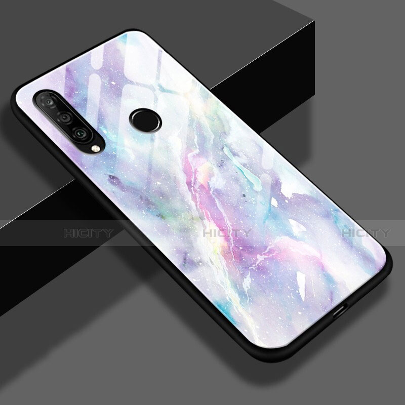 Custodia Silicone Gel Laterale Fantasia Modello Specchio Cover K01 per Huawei P30 Lite XL