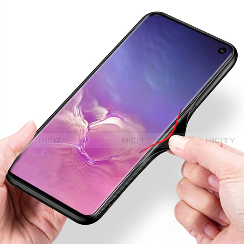 Custodia Silicone Gel Laterale Fantasia Modello Specchio Cover K01 per Samsung Galaxy S10