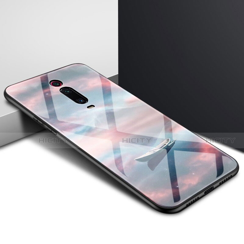 Custodia Silicone Gel Laterale Fantasia Modello Specchio Cover K04 per Xiaomi Mi 9T Pro