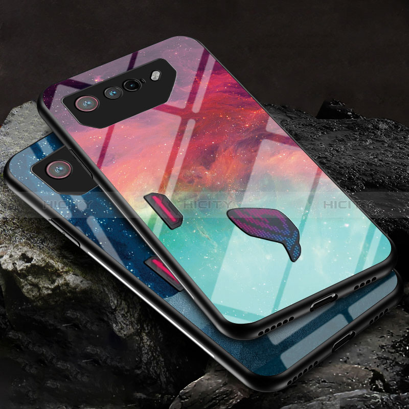 Custodia Silicone Gel Laterale Fantasia Modello Specchio Cover LS1 per Asus ROG Phone 7 Pro