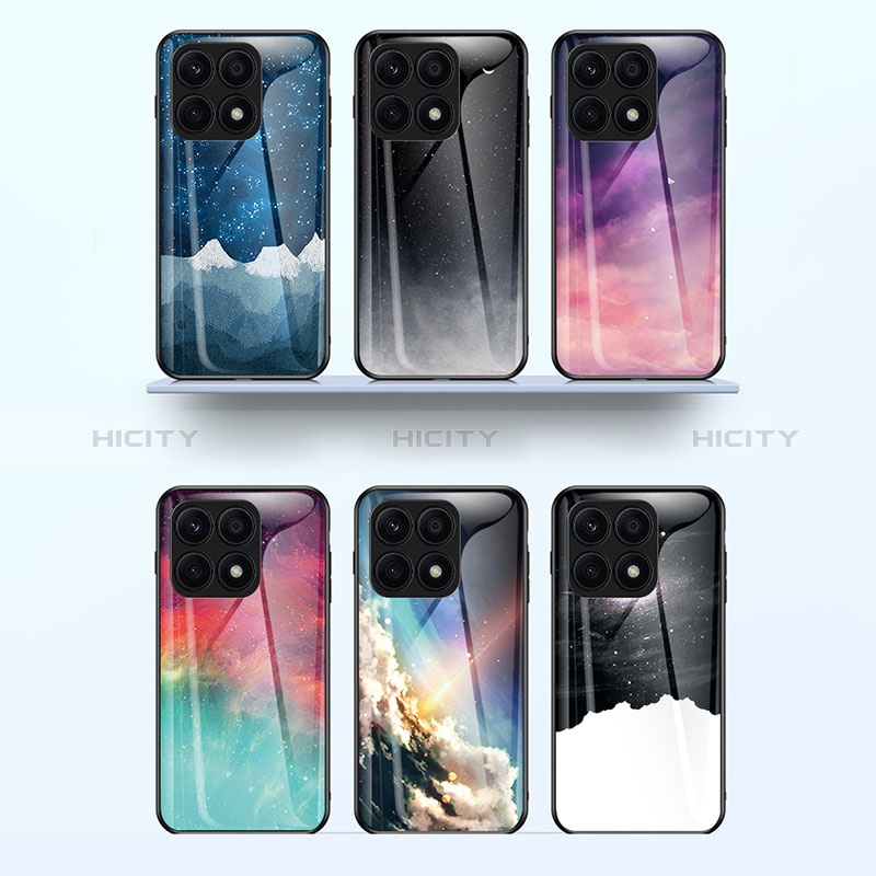 Custodia Silicone Gel Laterale Fantasia Modello Specchio Cover LS1 per Huawei Honor X6S